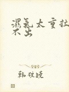 湿气太重拉屎拉不出