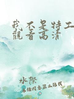 我不是特工免费观看高清