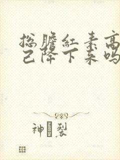 总胆红素高会自己降下来吗