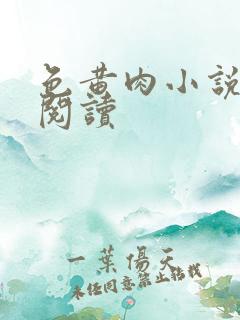 色黄肉小说在线阅读