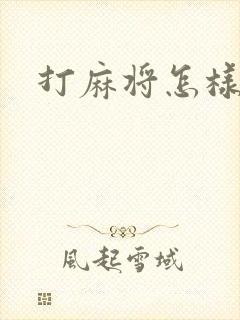 打麻将怎样抓牌