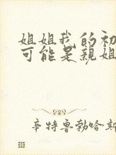 姐姐我的初恋不可能是亲姐姐吗