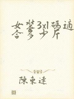 女装3xl码适合多少斤