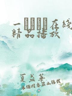 一ノアメリ在线精品播放