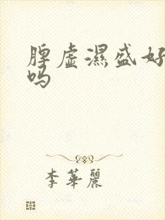 脾虚湿盛好调理吗