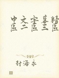 中文字幕精品一区二区三区av