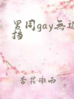 男同gay无遮挡