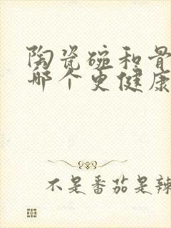 陶瓷碗和骨瓷碗哪个更健康