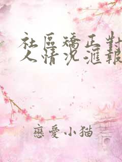 社区矫正对象个人情况汇报