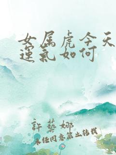 女属虎今天打牌运气如何