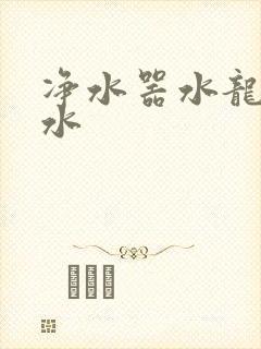 净水器水龙头滴水