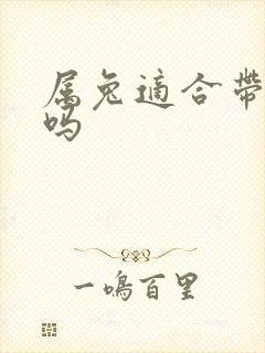 属兔适合带朱砂吗