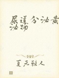 尿道分泌黄色分泌物