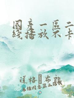 国产一区二区在线播放不卡