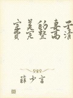 完美的妻子5免费完整高清电视剧在线