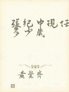 张纪中现任老婆多少岁