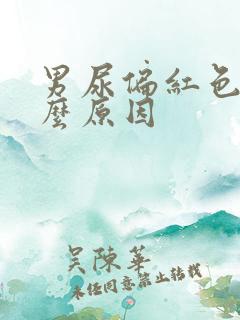 男尿偏红色是什么原因