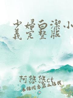 少妇白洁小说高义完整版