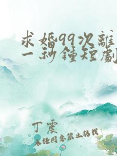 求婚99次离婚一秒钟短剧