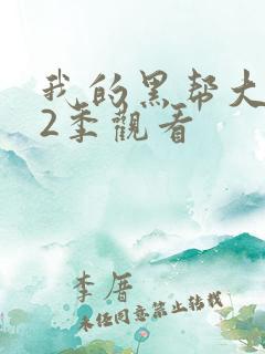 我的黑帮大佬第2季观看