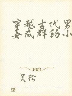 穿越古代男主妻妾成群的小说