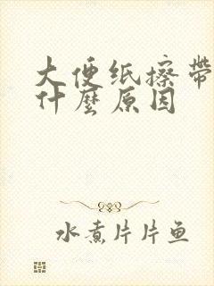 大便纸擦带血是什么原因