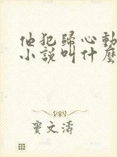 他犯归心动原著小说叫什么名字