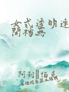 女式透明连体衣开裆无