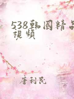 538韩国精品视频