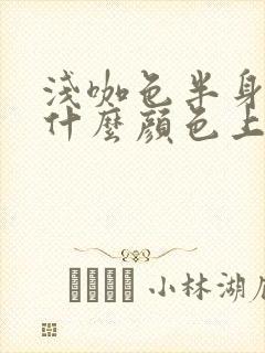 浅咖色半身裙配什么颜色上衣好看