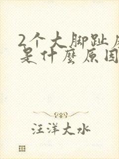 2个大脚趾麻木是什么原因