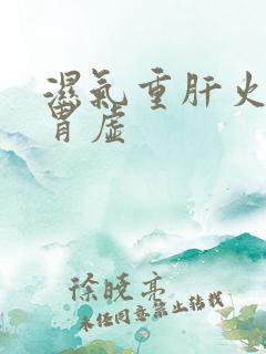 湿气重肝火旺脾胃虚