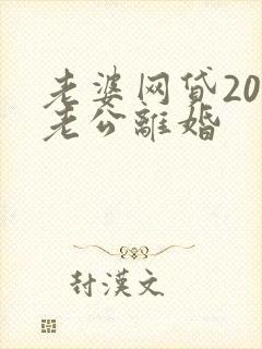 老婆网贷20万老公离婚