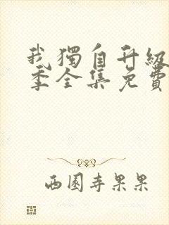 我独自升级第二季全集免费漫画