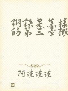 钢铁是怎样炼成的第三章概括50字左右