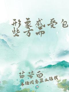 形象感受包括哪些方面