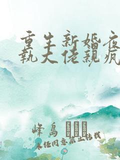 重生新婚夜被偏执大佬亲疯了txt免费下载