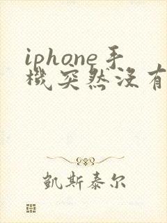 iphone手机突然没有声音了