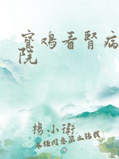 宝鸡看肾病的医院