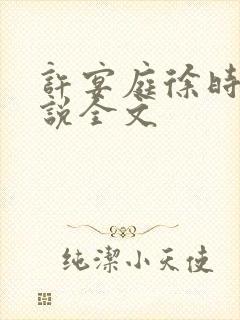 许宴庭徐时宜小说全文