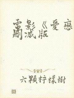 电影《爱恋》无删减版