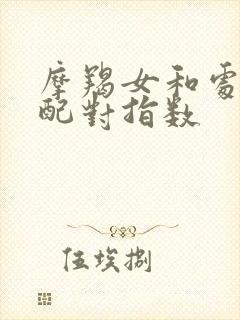 摩羯女和处女男配对指数