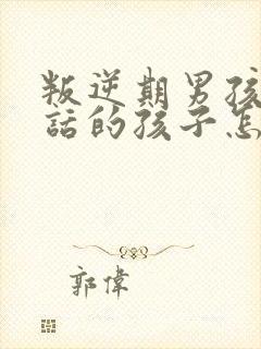 叛逆期男孩不听话的孩子怎样教