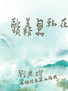 欧美日韩在线视频精品