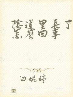 阴道里长了红点怎么回事