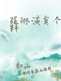 张琳演员个人资料