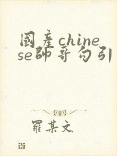 国产chinese帅哥勾引男同性恋guy性视频