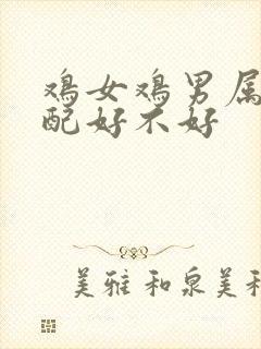 鸡女鸡男属相婚配好不好