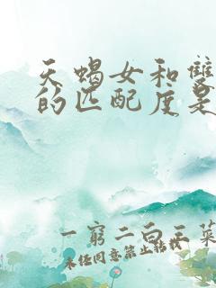 天蝎女和双子女的匹配度是多少