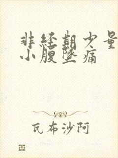 非经期少量出血小腹坠痛